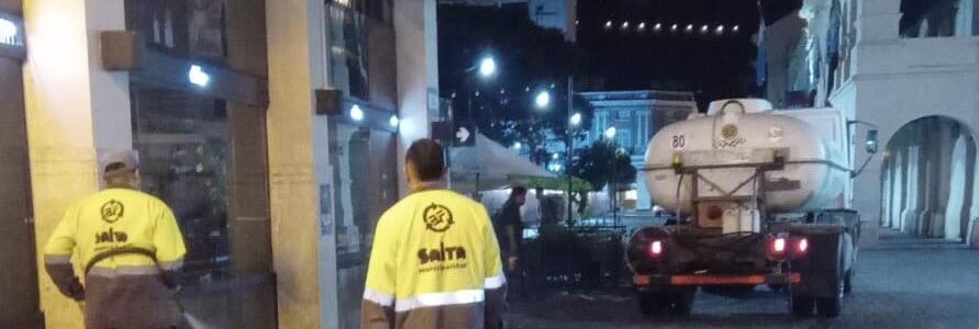 El amplio operativo de limpieza que desplegó el municipio durante el fin de semana largo