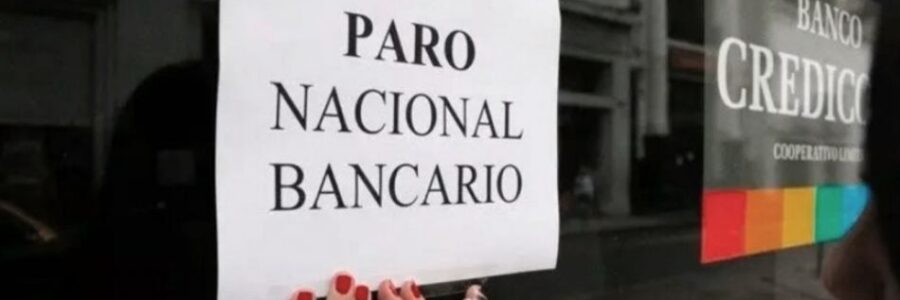Paro bancario: se dictó conciliación obligatoria