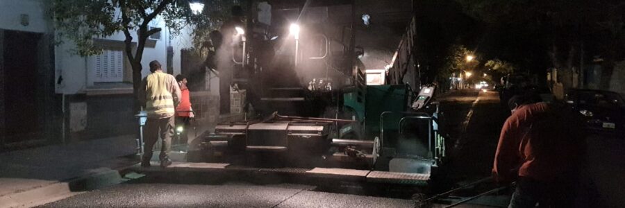 La repavimentación del corredor Zuviría avanza