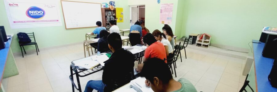 Con el apoyo escolar gratuito son mas de 100 jóvenes que se preparan para sus exámenes