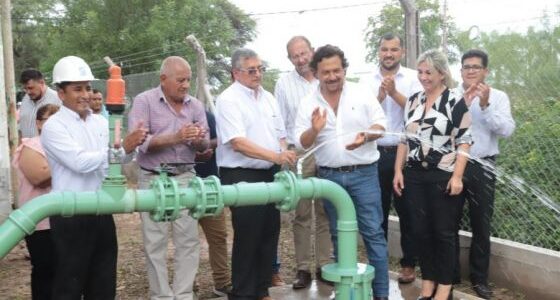 Alumbrado, saneamiento y agua: Sáenz inauguró obras que mejoran la vida de los vecinos de Joaquín V. González