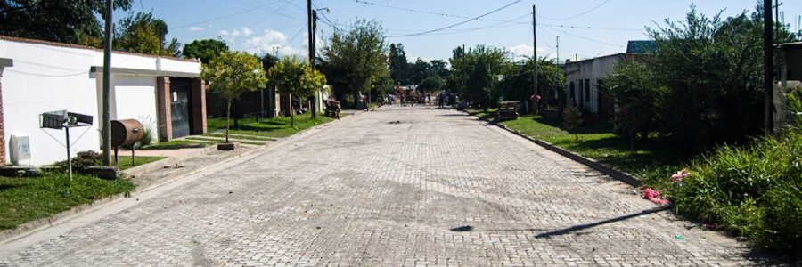 Se avanza con las obras de erradicación de calles de tierra en San Luis