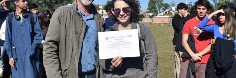 Alumnos de Río Negro y Salta realizaron juntos la promesa de cuidado ambiental
