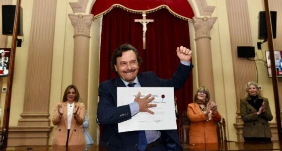 Gustavo Sáenz recibió del Tribunal Electoral el diploma como Gobernador de Salta electo en los comicios de mayo