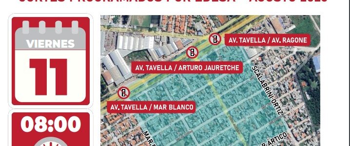 Alerta conductores: cruces semaforizados apagados por cortes programados de EDESA