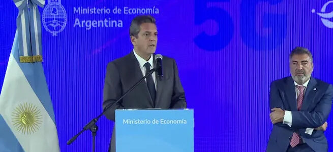 Sergio Massa anunció la licitación del 5G: Argentina obtendrá unos u$s 900 millones