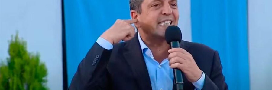 Sergio Massa: “Solo a aquellos que van a escucharse a sí mismos les molesta la tos, a mí no”