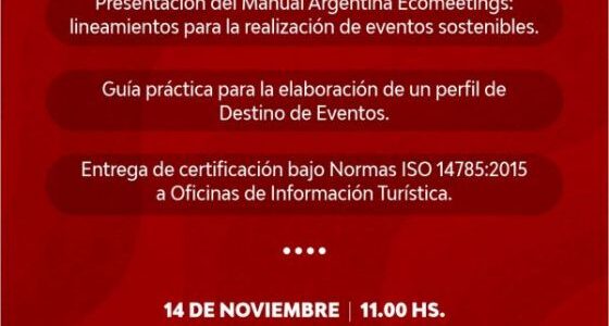 Presentan el Manual de Eventos Sostenibles para el sector turístico