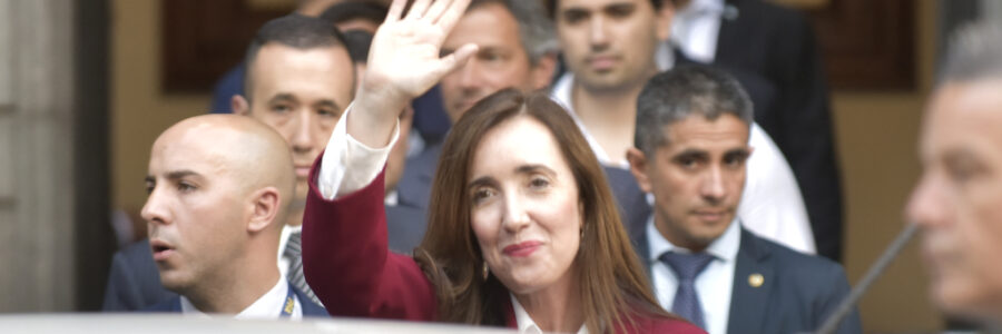 “Vamos a llevar una transición ordenada”:  Victoria Villarruel luego de reunirse con Cristina Kirchner en el Senado