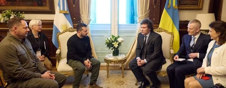 Volodímir Zelensky: “Cambió el viento en la política argentina”