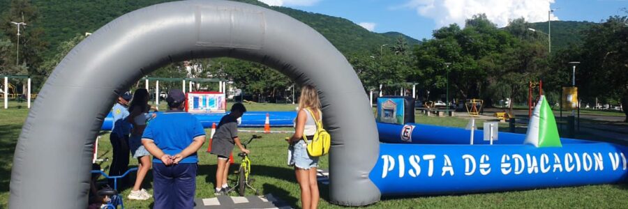 En verano y en vacaciones, reactivan la Pista Infantil de Educación Vial