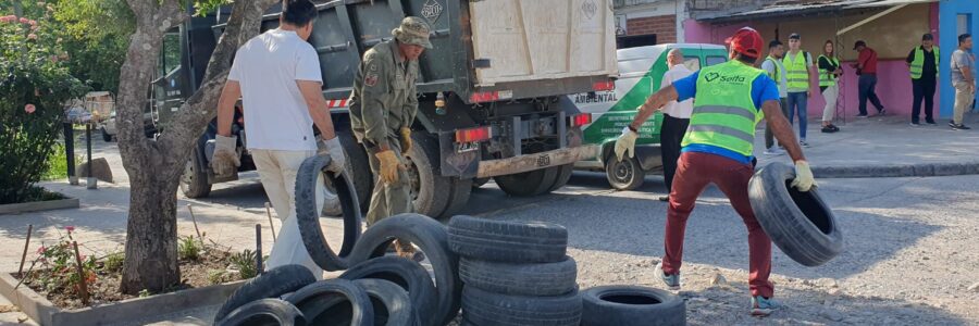 Comenzó el operativo de descacharrado contra el Dengue