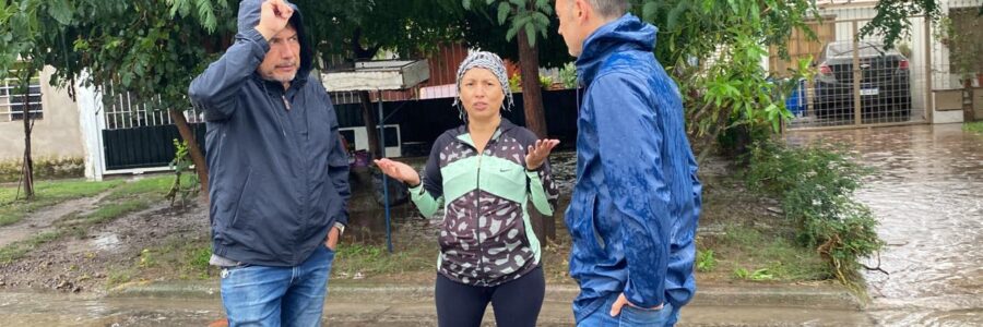 La Municipalidad desplegó un amplio operativo de asistencia encabezado por el intendente Emiliano Durand