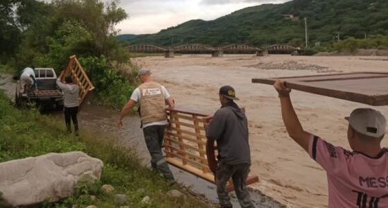 Seguridad realizó tareas de asistencia en municipios por las intensas lluvias