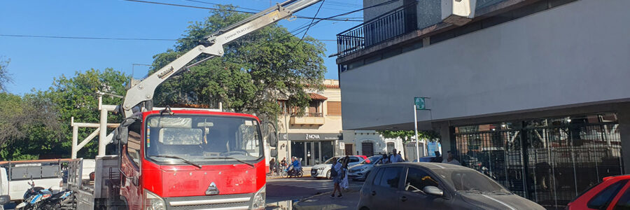Desde Santiago del Estero y Sarmiento comenzó el retiro de cables en desuso