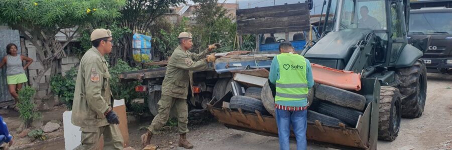 Descacharrado: el operativo recorrió barrios de zona sudeste