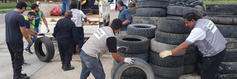 Un total de 1800 neumáticos se reunieron en la 2° edición del Neumatón