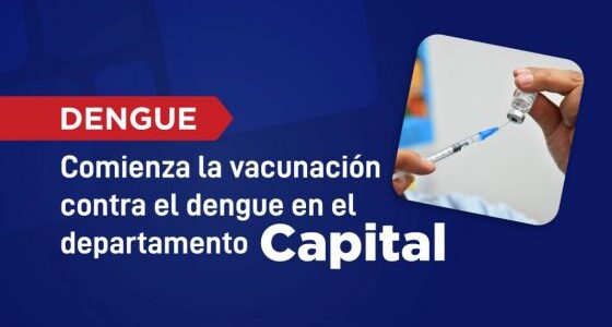Dengue: inicia hoy la vacunación en Capital