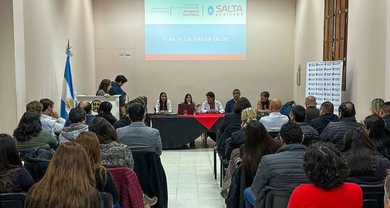 Presentaron el nuevo Plan Provincial de Calidad en Salud