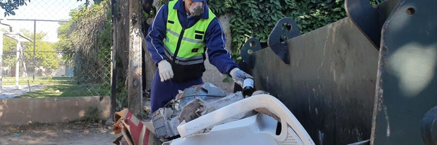 Este martes continuará el descacharrado en la zona este de la ciudad