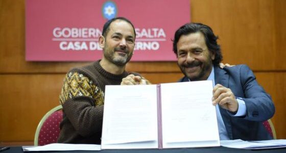 El gobernador Sáenz firmó un convenio con la Ciudad para el financiamiento de infraestructura urbana