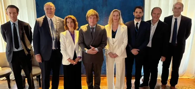 Viaje a Francia: Javier Milei despertó interés en las principales corporaciones del país galo