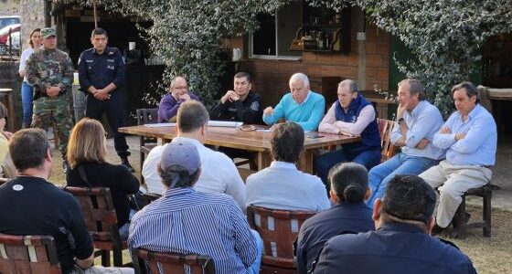 Reunión de seguridad con productores agropecuarios del Valle de Lerma