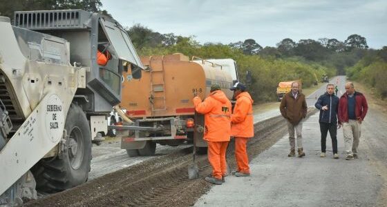 Está en marcha la repavimentación de la RP 5: mejor infraestructura para el desarrollo productivo y la seguridad vial