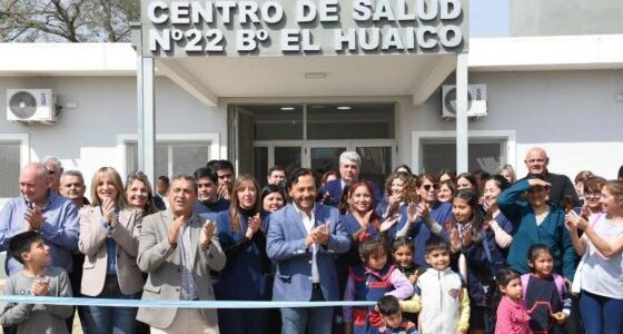 Gustavo Sáenz habilitó el Centro de Salud de El Huaico, mejorando la atención primaria a más de 25 mil vecinos