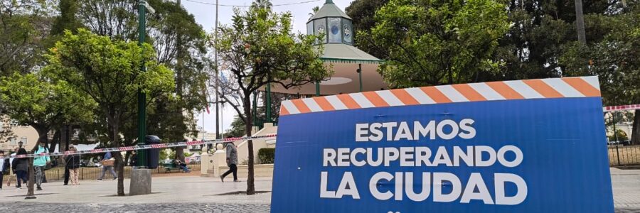 Desde este viernes al lunes 26 habrá cortes por arreglos en plaza 9 de Julio
