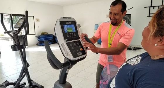 Más de 1300 sesiones de terapia física se brindaron en el gimnasio del hospital Oñativia desde abril