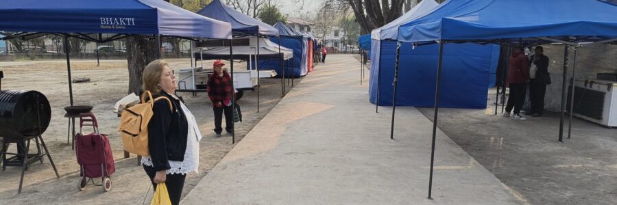 Comenzó la Feria del Milagro en el parque San Martín