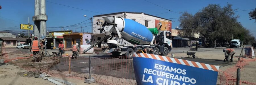 Ejecutaron hormigonados en distintos frentes de obra