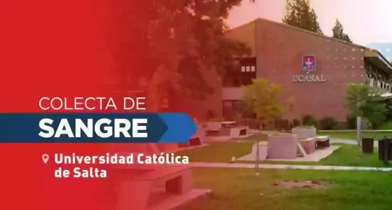 El Centro Regional de Hemoterapia colectará sangre en la UCASAL