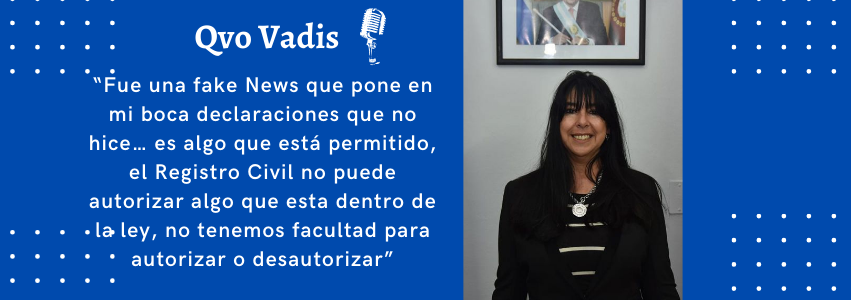 DRA. MARIA FERNANDA UBIERGO – SUBSECRETARÍA DEL REGISTRO CIVIL