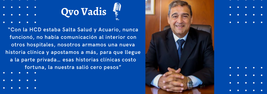 Dr. Federico Mangione – Ministro de Salud Pública de la Pcia. de Salta