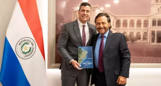 Corredor Bioceánico: Gustavo Sáenz se reunió con el Presidente de Paraguay