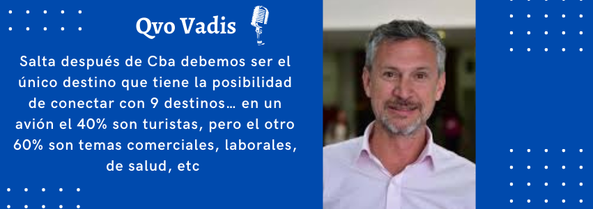 Mario Peña Ministro de Turismo y Deporte de Salta