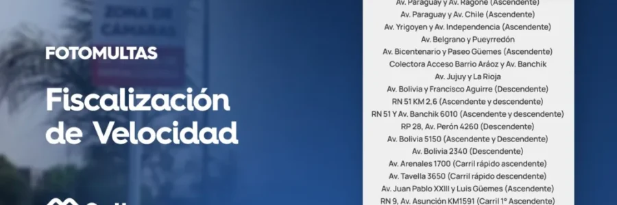El 2 de diciembre comienza la fiscalización electrónica de faltas de tránsito