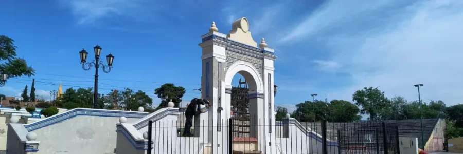 Ultiman detalles de las obras que se están ejecutando en la plaza España