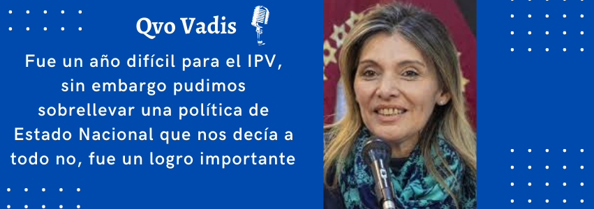 Arq. Laura Caballero –  Presidente del IPV