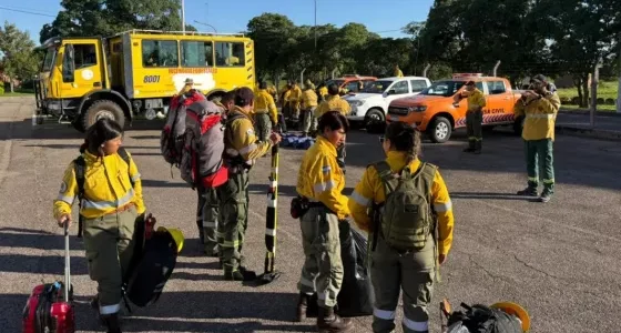 Salta envió refuerzos para combatir los incendios forestales en el Parque Nacional Nahuel Huapi