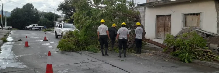 El Sistema de Emergencias Municipal 105 recibió 46 llamados tras la tormenta