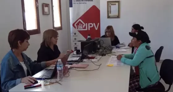 Atención del IPV en el interior de la provincia