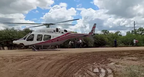 Vía aérea se asiste a comunidades aisladas y continúa la contención por tierra y agua en todo el territorio