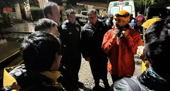 Megaoperativo para rescatar a trekkinistas en San Lorenzo