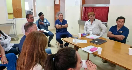 El gabinete de Salud Pública se reunió para optimizar la asistencia