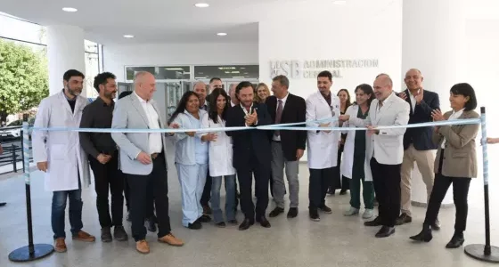 El hospital San Bernardo se transforma: Sáenz inauguró el nuevo bloque administrativo