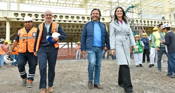 Segunda etapa de la ampliación y modernización del Aeropuerto: el gobernador Sáenz supervisó las obras