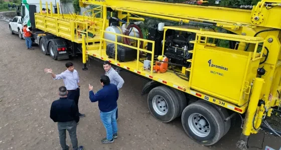 El Gobierno de la provincia inició la construcción de un nuevo pozo de agua en Orán